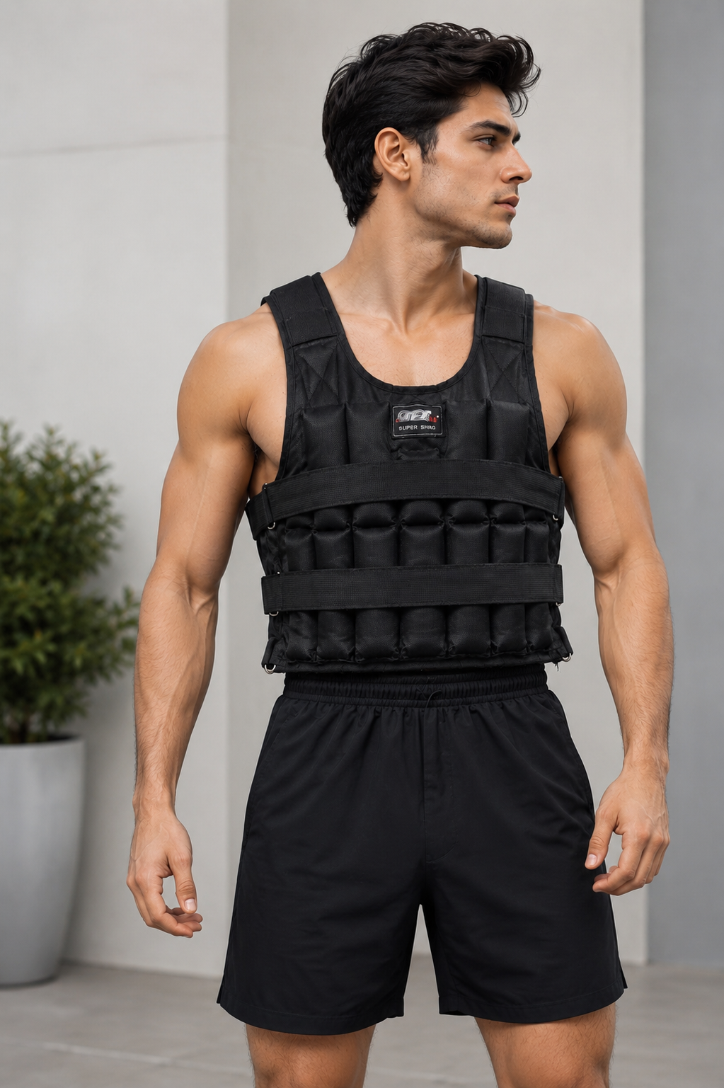 Fashion model — left