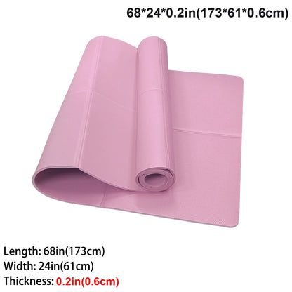FlexFit Portable Folding Yoga Exercise Mat
