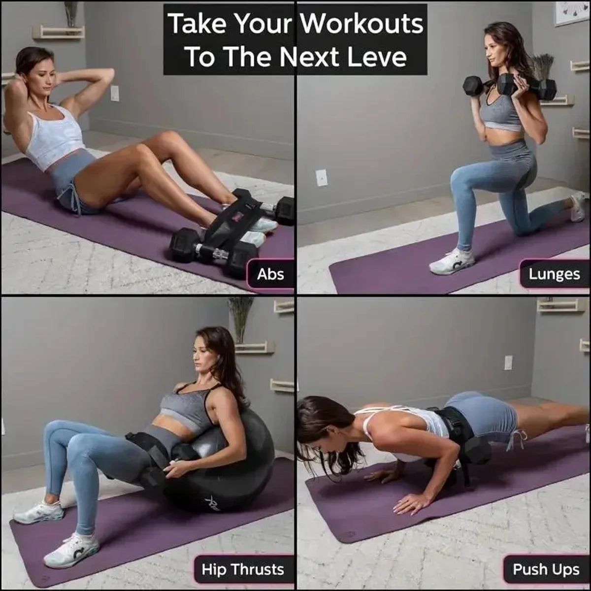 PowerFit Adjustable Resistance Waist Belt