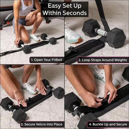 PowerFit Adjustable Resistance Waist Belt