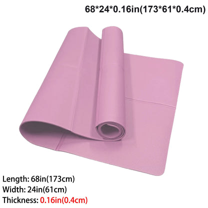 FlexFit Portable Folding Yoga Exercise Mat
