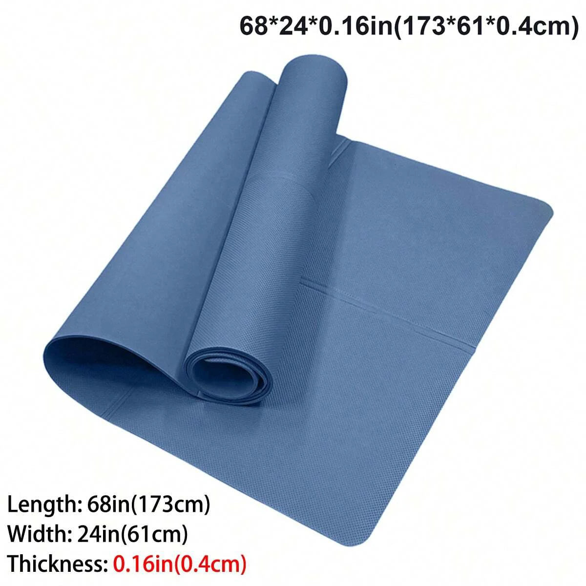 FlexFit Portable Folding Yoga Exercise Mat