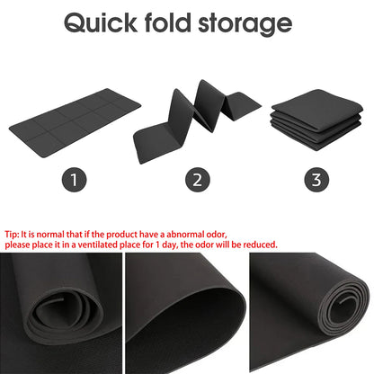 FlexFit Portable Folding Yoga Exercise Mat